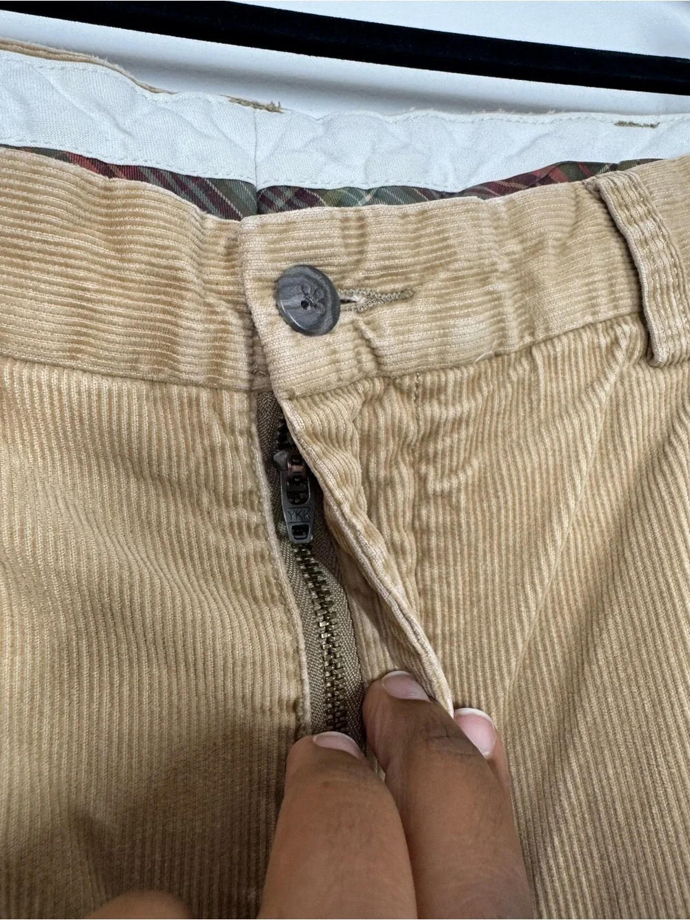 Polo Ralph Lauren Pants HAMMOND Corduroy Pleated Straight Leg